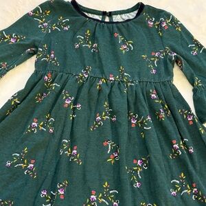 Old Navy Green Floral Dress- size girls 3
